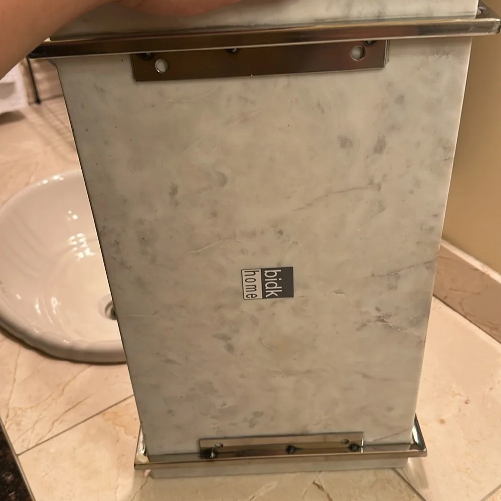 Elegant White Marble Bath Tray